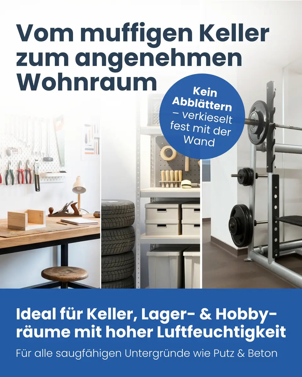 Kellerfarbe | Silikatfarbe 14 kg / ca. 70 m²