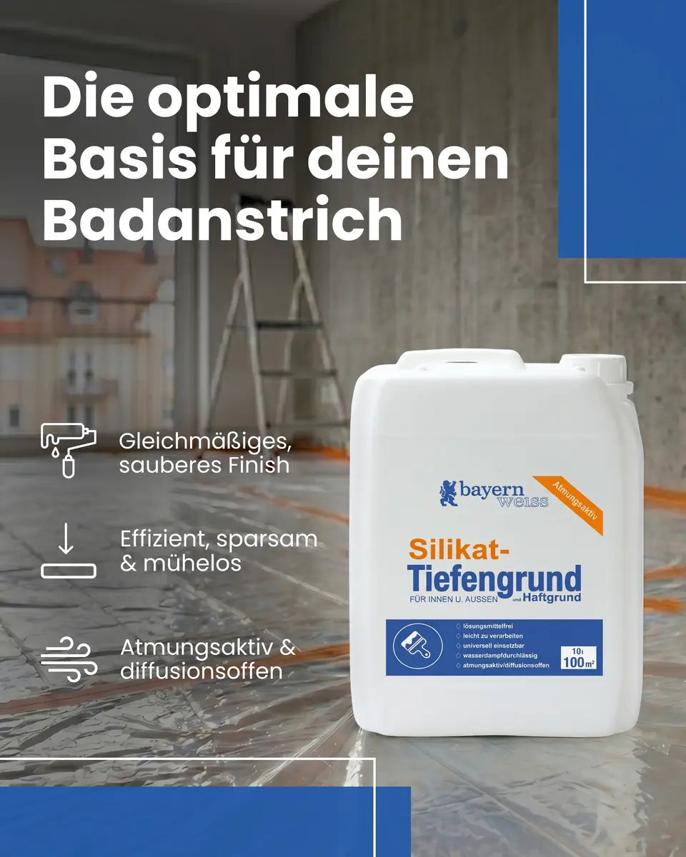 Badezimmerfarbe | Silikatfarbe 14 kg / ca. 47 m²