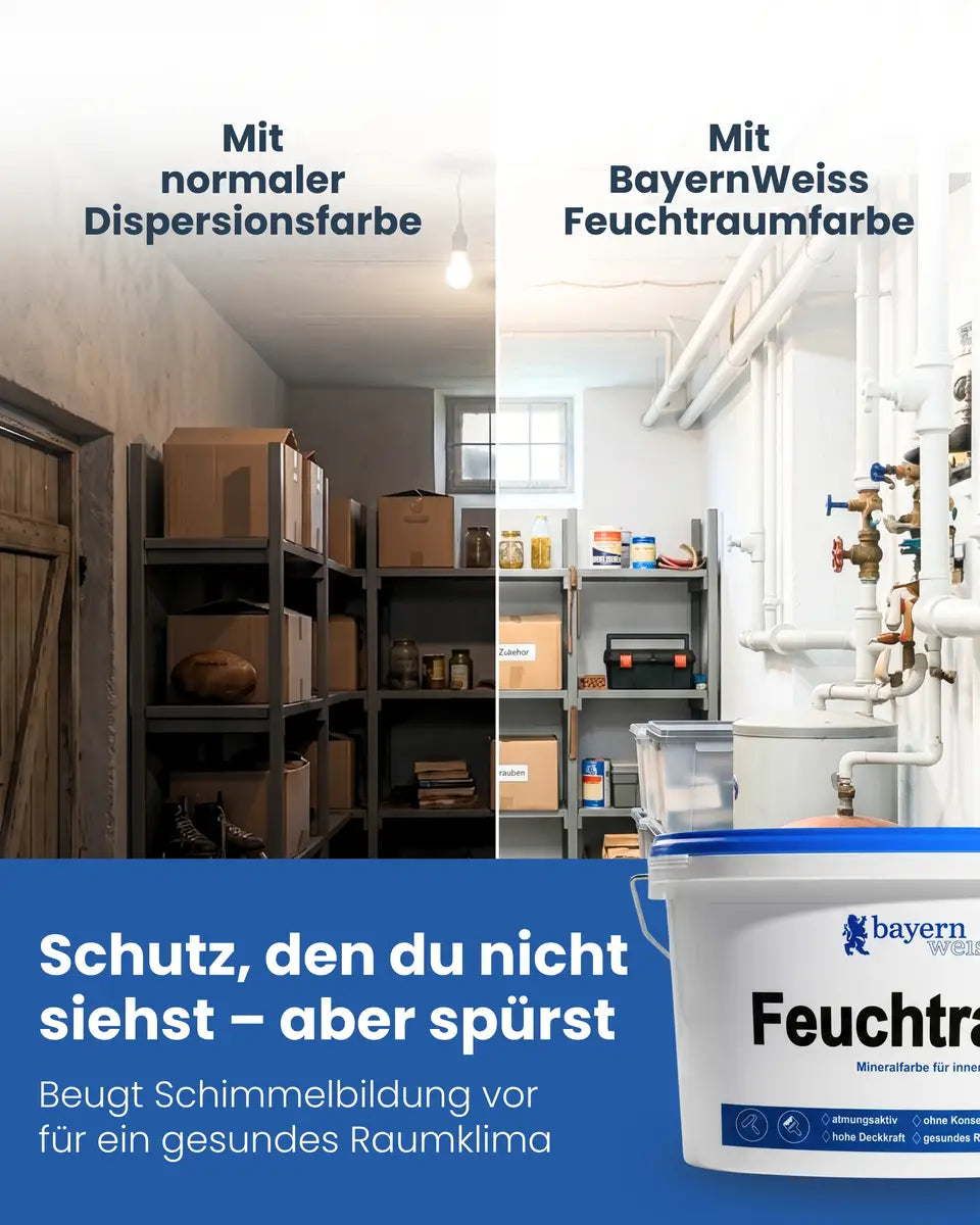 Feuchtraumfarbe | Silikatfarbe 14 kg / ca. 70 m²