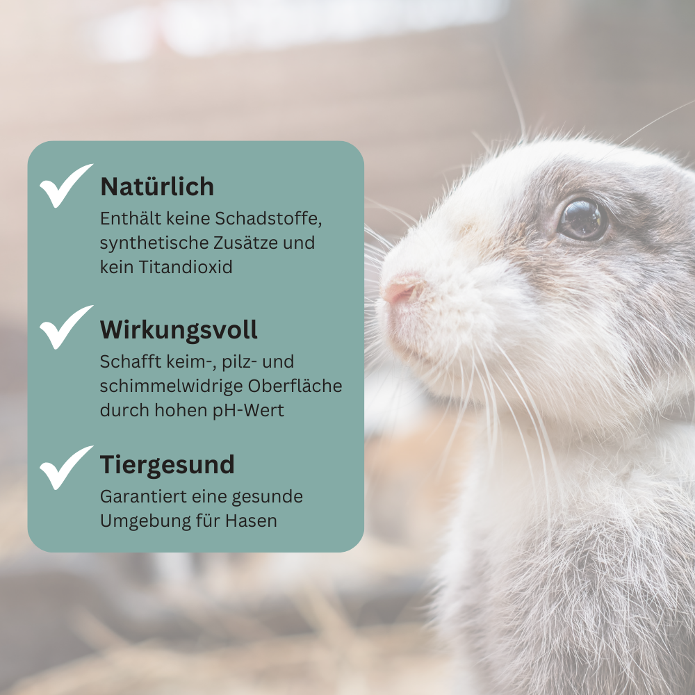 Hasenstall-Farbe 1,5 kg (ca. 30 m²)