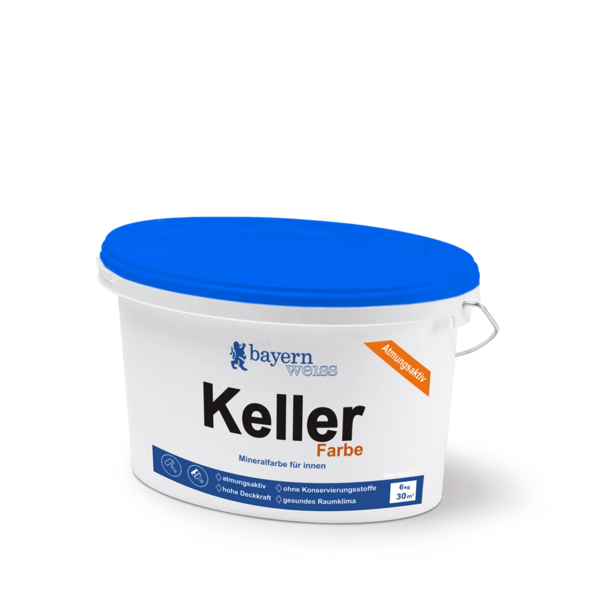 Kellerfarbe | Silikatfarbe 6 kg / ca. 30 m²