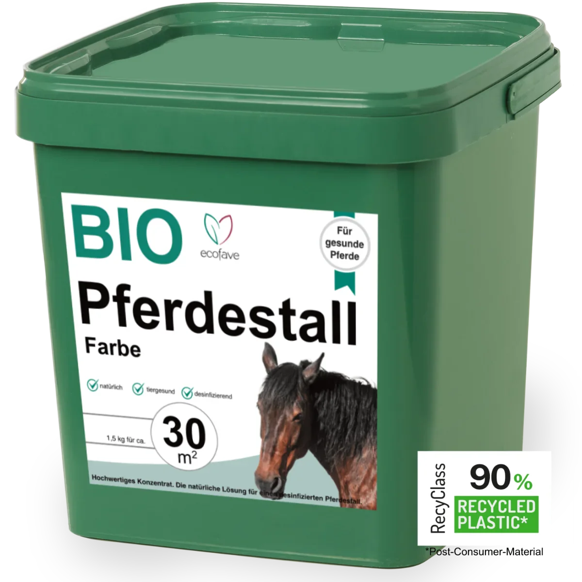Pferdestall-Farbe 1,5 kg (ca. 30 m²)
