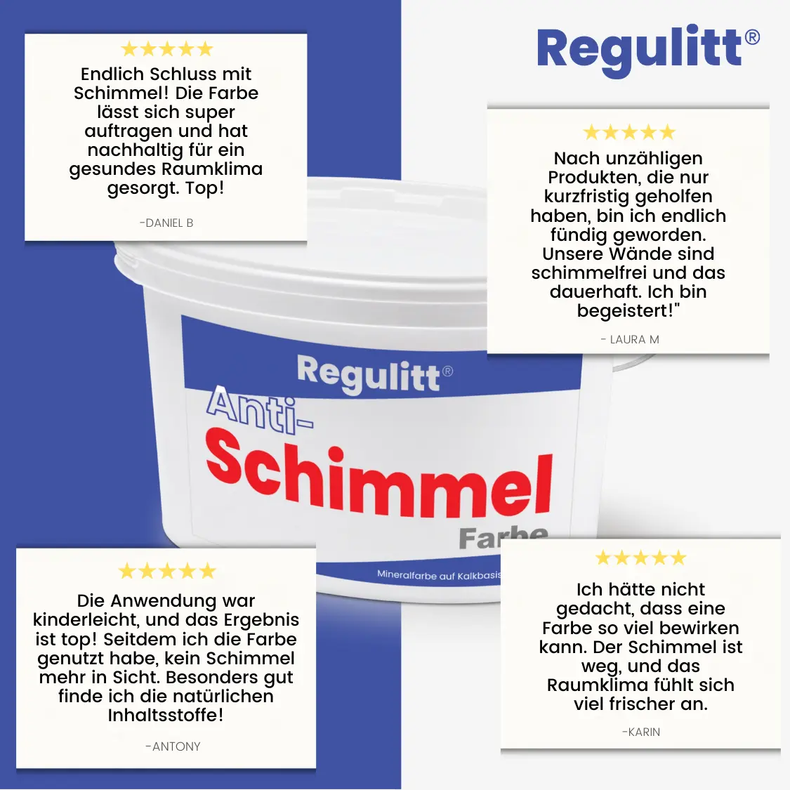 Anti-Schimmel-Farbe | 10 L / ca. 80 m²