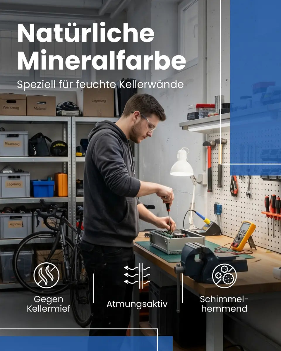 Kellerfarbe | Silikatfarbe 14 kg / ca. 70 m²