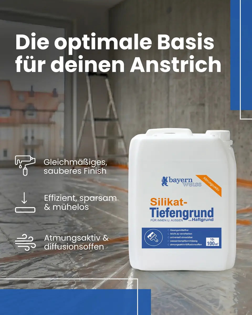 Feuchtraumfarbe | Silikatfarbe 14 kg / ca. 70 m²