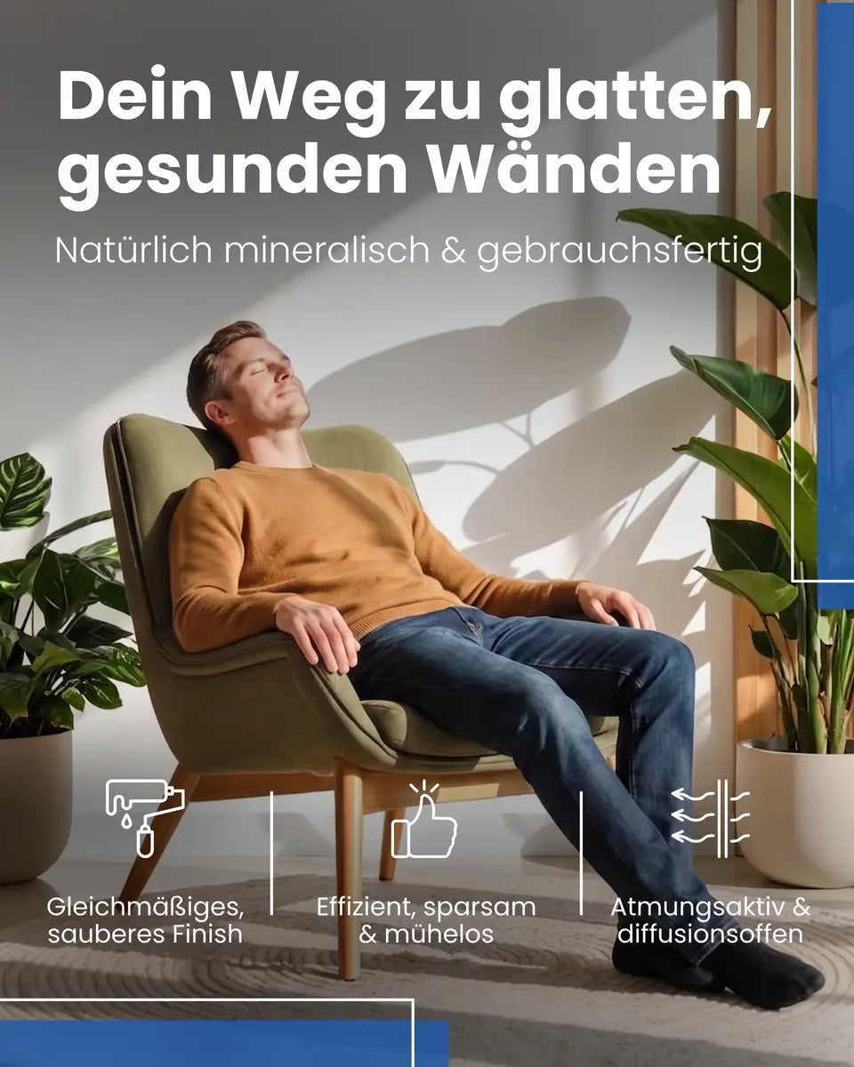 Silikatspachtel | 5 kg - Wand & Decke
