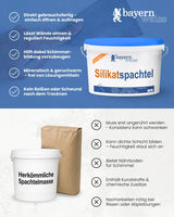 Silikatspachtel | 5 kg - Wand & Decke