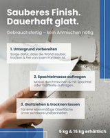 Silikatspachtel | 5 kg - Wand & Decke