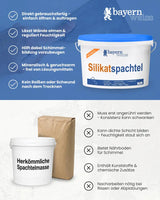 Silikatspachtel | 15 kg - Wand & Decke